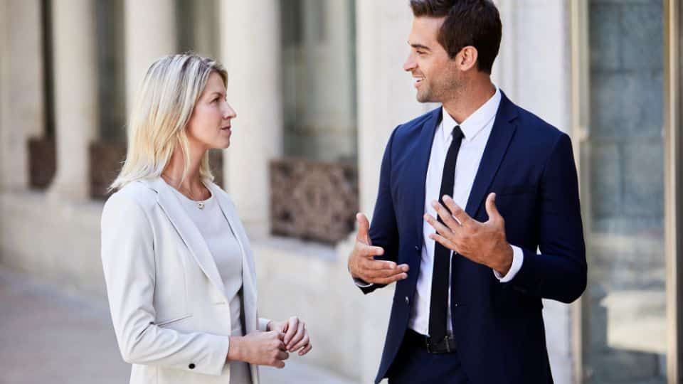 A business woman coaching her woman employee about leadership and excellence